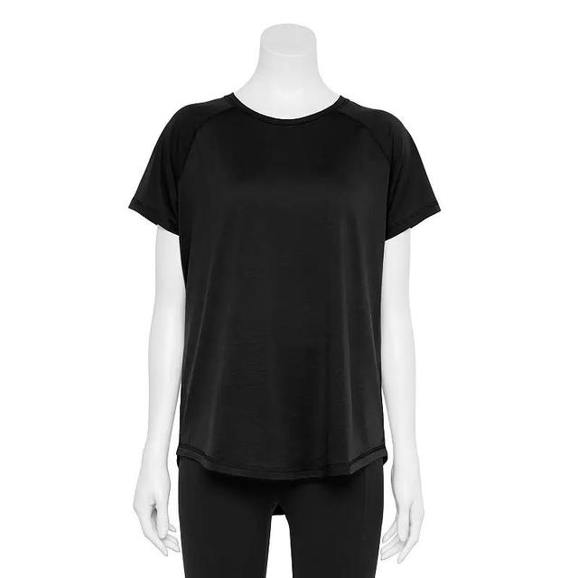 Petite Tek Gear Core Raglan Tee, Womens Product Image