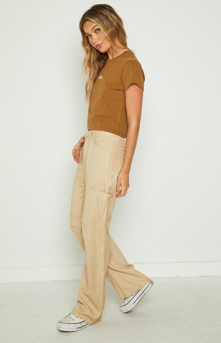 Lioness Miami Vice Wheat Linen Pant Product Image