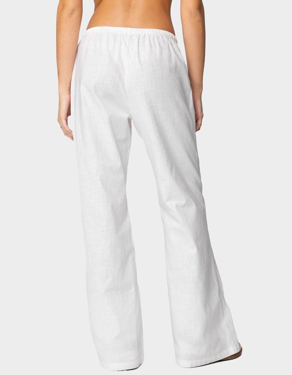 EDIKTED Alexa Linen Blend Pants Product Image