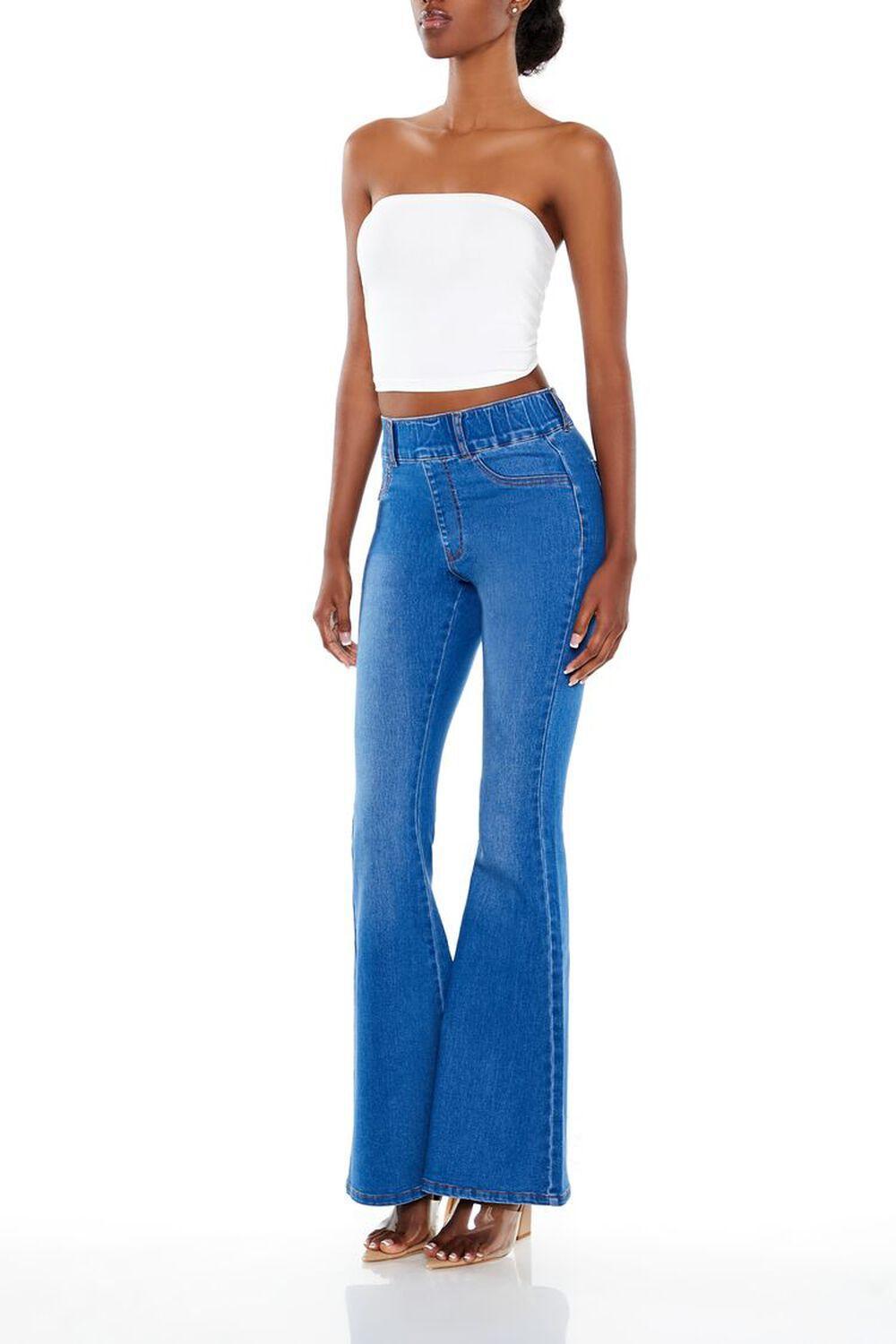 High-Rise Flare Jeans | Forever 21 Product Image