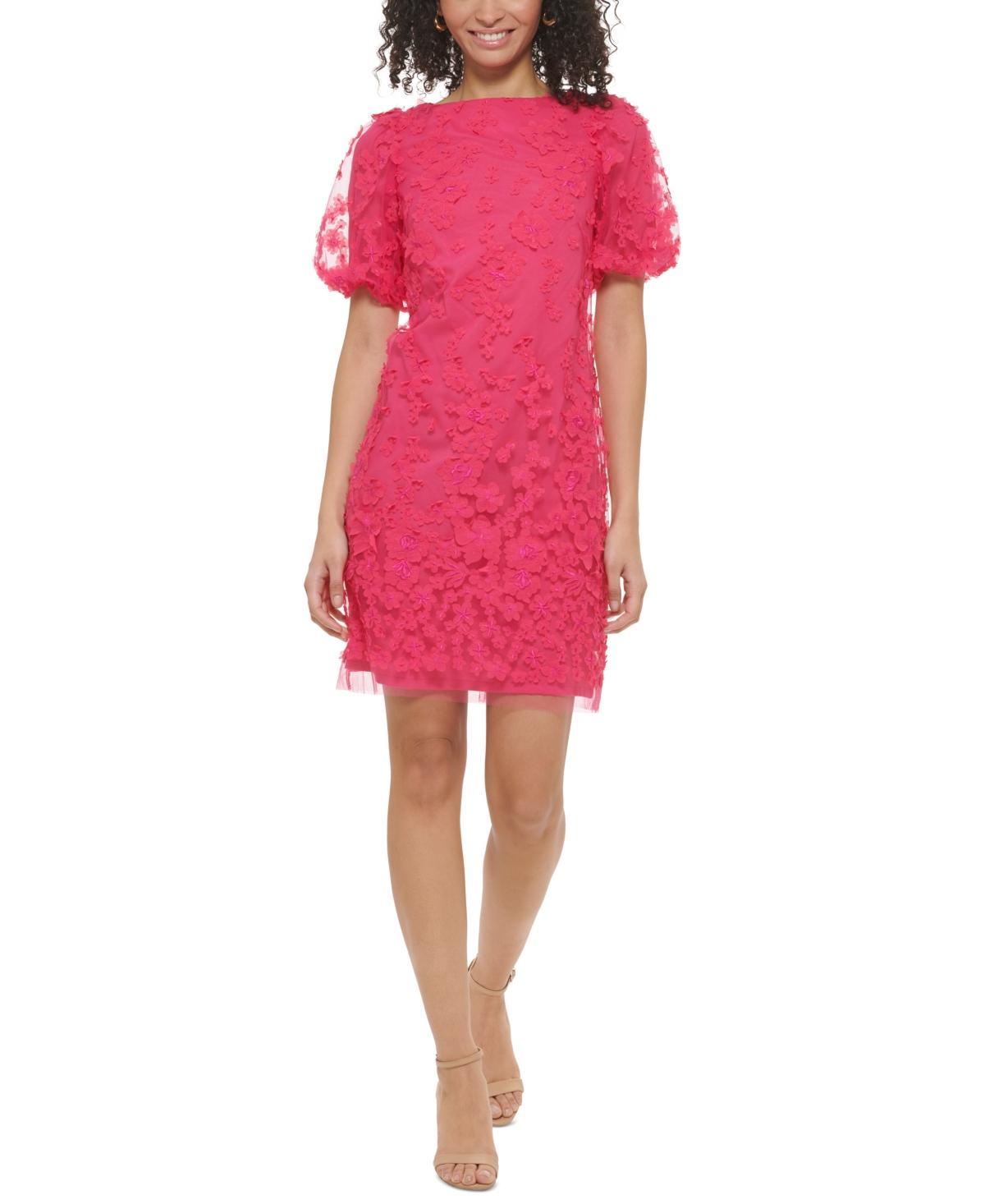 Eliza J 3D Floral Shift Dress Product Image