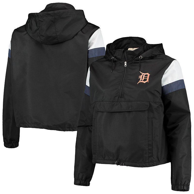 Womens Profile Detroit Tigers Plus Size Anorak Quarter-Zip Jacket Product Image