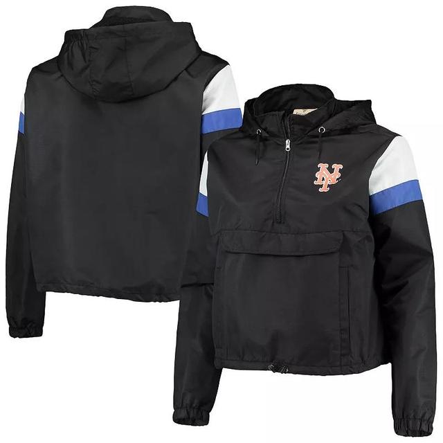 Womens /Royal New York Mets Plus Size Anorak Quarter-Zip Hoodie Product Image