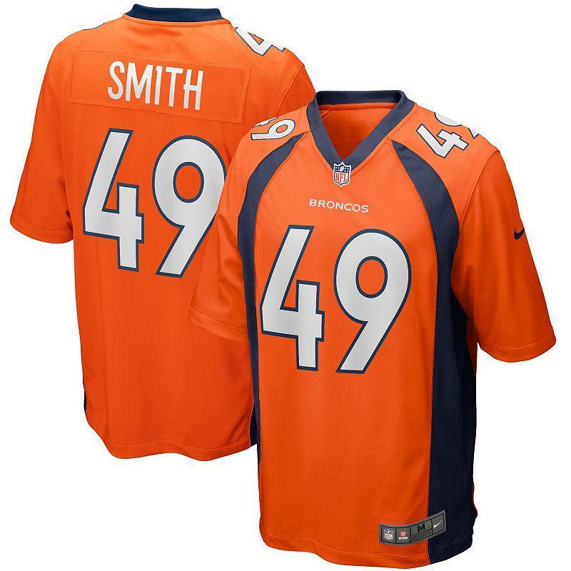 Mens Nike Dennis Smith Denver Broncos Game Retired Player Jersey Product Image