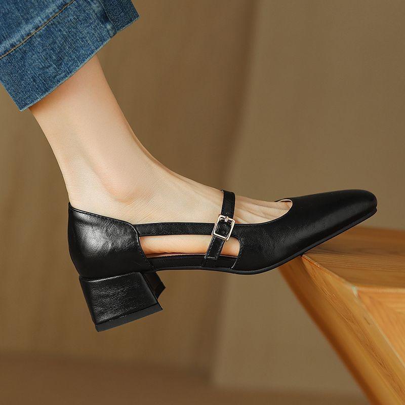 Block Heel Pointy Sandals product image