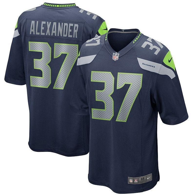 Mens Nike Shaun Alexander College Seattle Seahawks Game Retired Player Jersey Blue Product Image