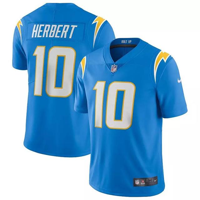 Mens Nike Justin Herbert Powder Blue Los Angeles Chargers Vapor Limited Jersey Product Image