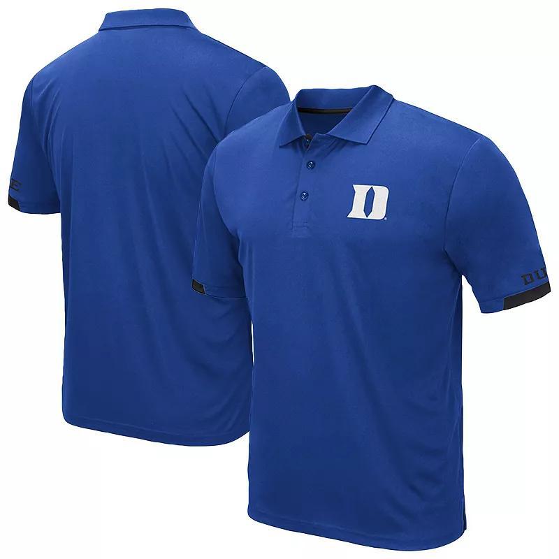 Mens Colosseum Royal Duke Devils Santry Polo Product Image