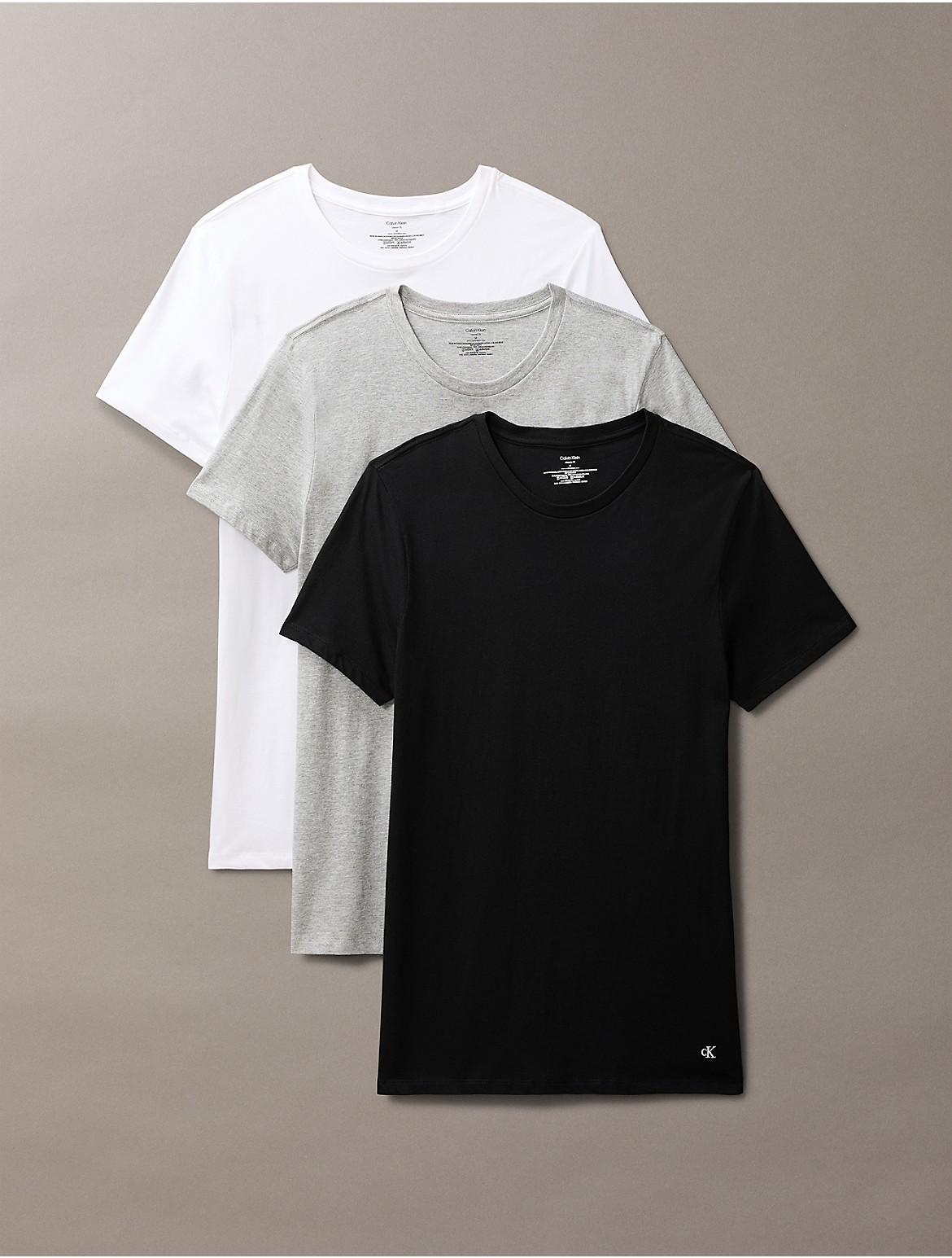 Calvin Klein Mens Cotton Classics 3-Pack Crewneck T-Shirt - Multi - S Product Image