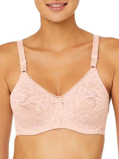 Bali Lace n Smooth Comfort-U Back Full-Figure Bra 3432, Womens Product Image