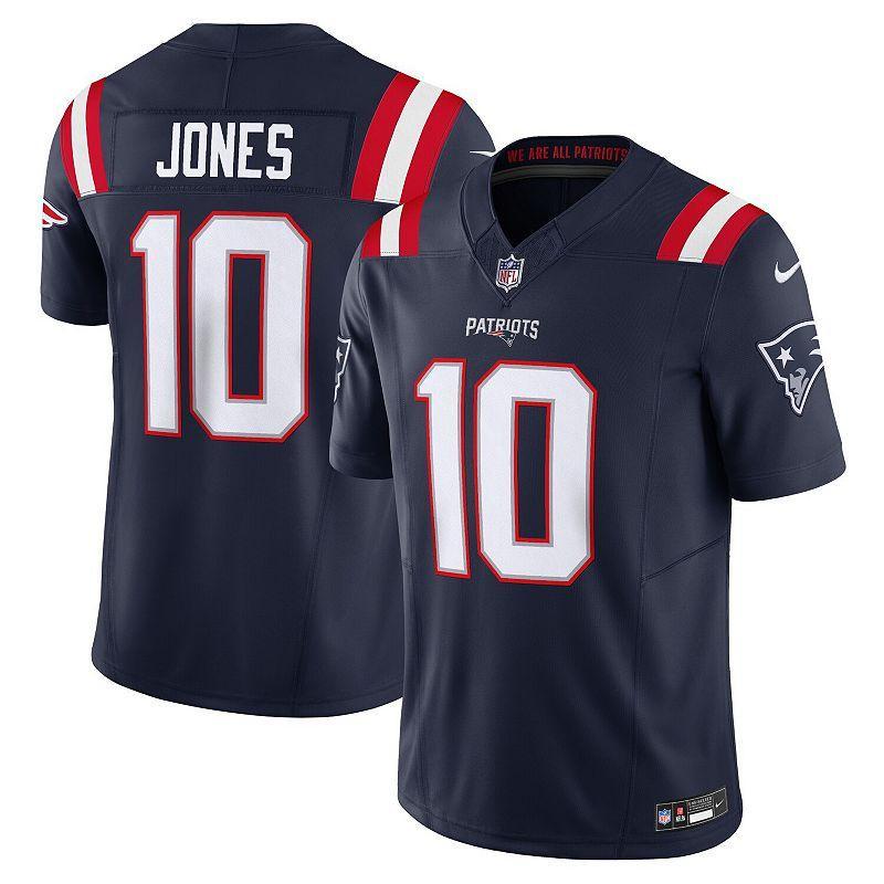 Mens Nike Mac Jones New England Patriots Vapor F.U.S.E. Limited Jersey Blue Product Image