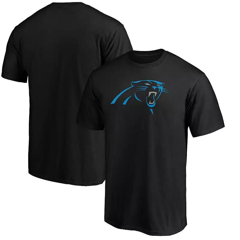 Mens Fanatics Branded Black Carolina Panthers Big & Tall Primary Logo T-Shirt Product Image