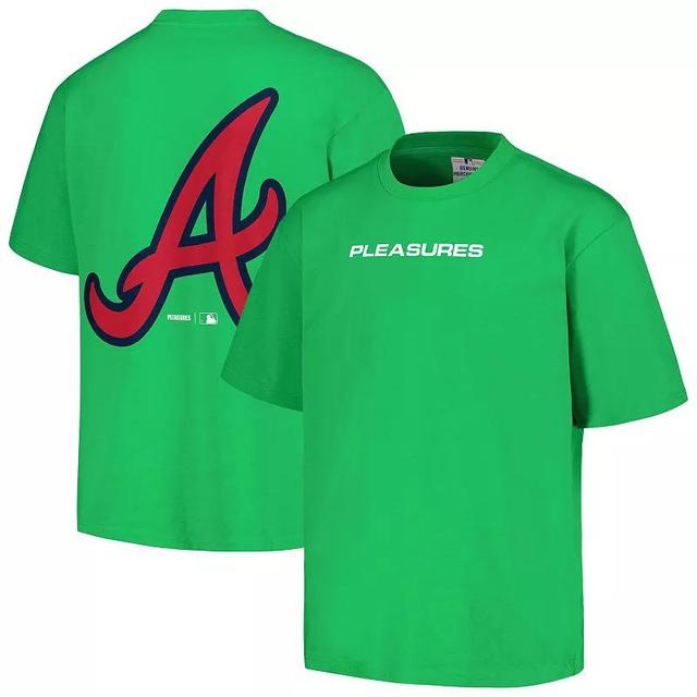 Mens PLEASURES Atlanta Braves Ballpark T-Shirt Product Image