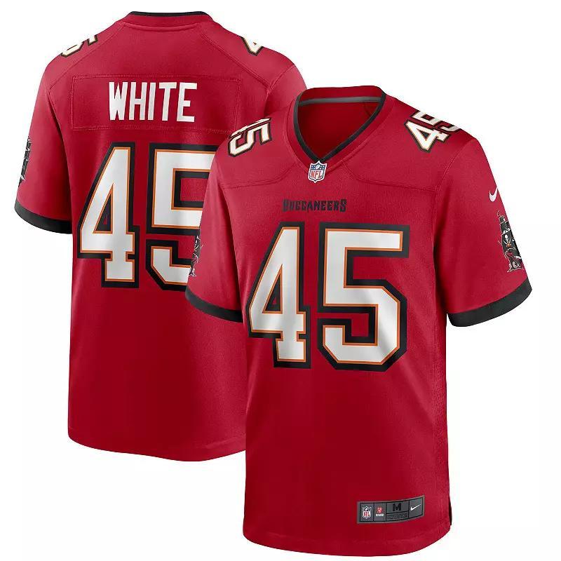 Mens Nike Devin White Tampa Bay Buccaneers Player Game Jersey Product Image