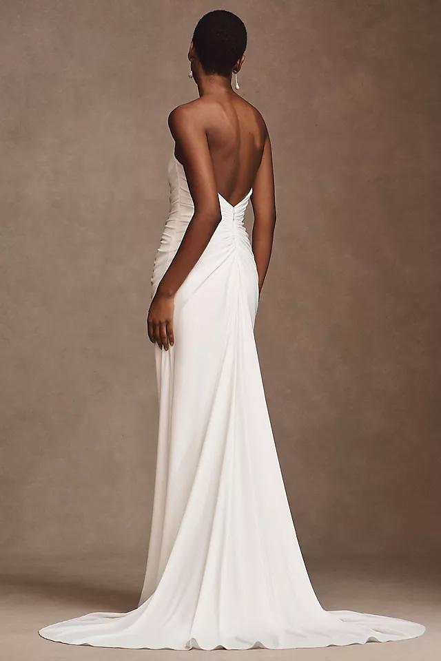 BHLDN Simone Strapless Bustier Ruched Wedding Gown Product Image