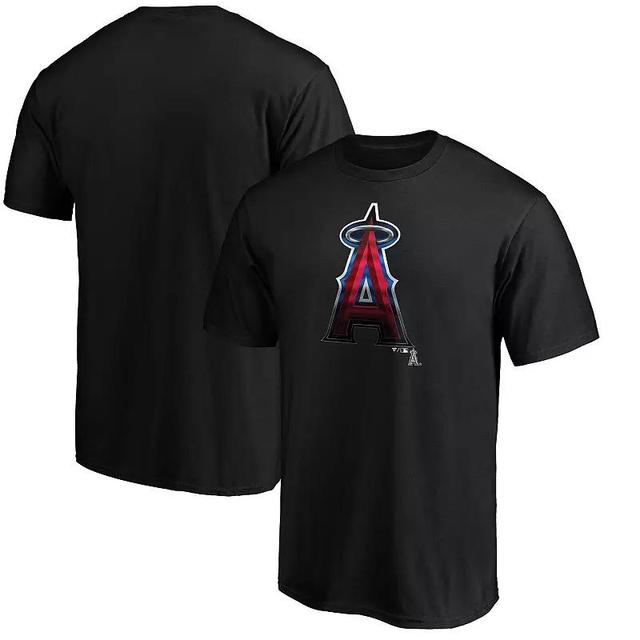 Mens Fanatics Branded Los Angeles Angels Midnight Mascot Team Logo T-Shirt Product Image