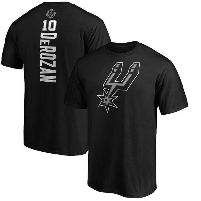 Mens Fanatics DeMar DeRozan San Antonio Spurs Playmaker Name & Number Team Logo T-Shirt Product Image