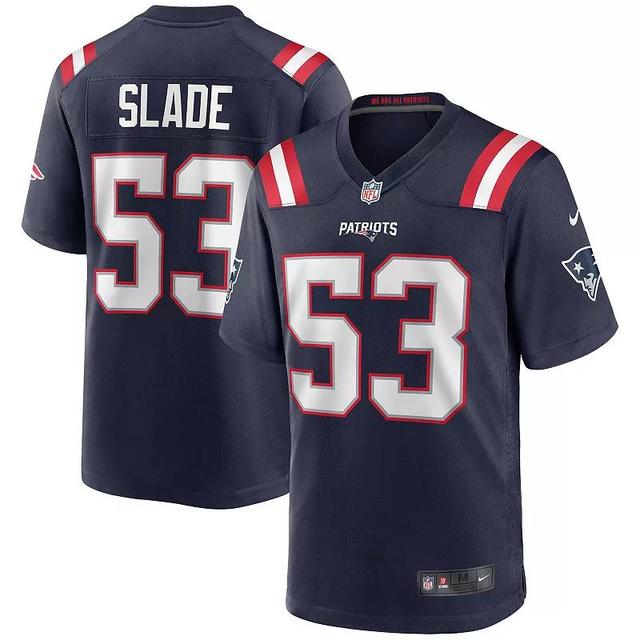 Mens Nike Chris Slade New England Patriots Game Retired Player Jersey Blue Product Image