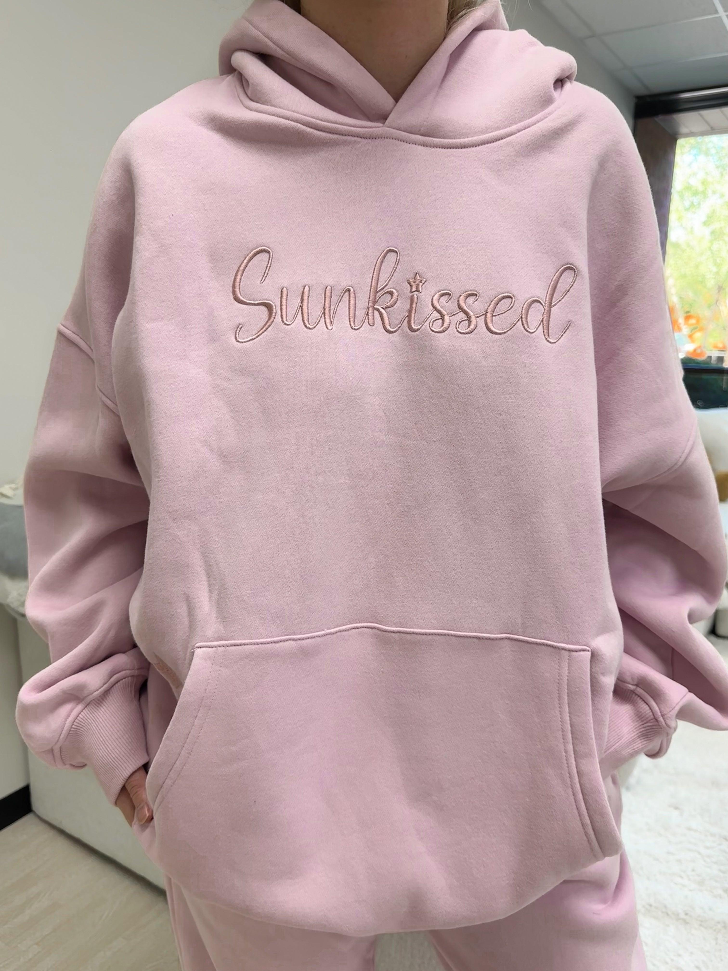 Sunkissed Cursive Embroider Hoodie Product Image