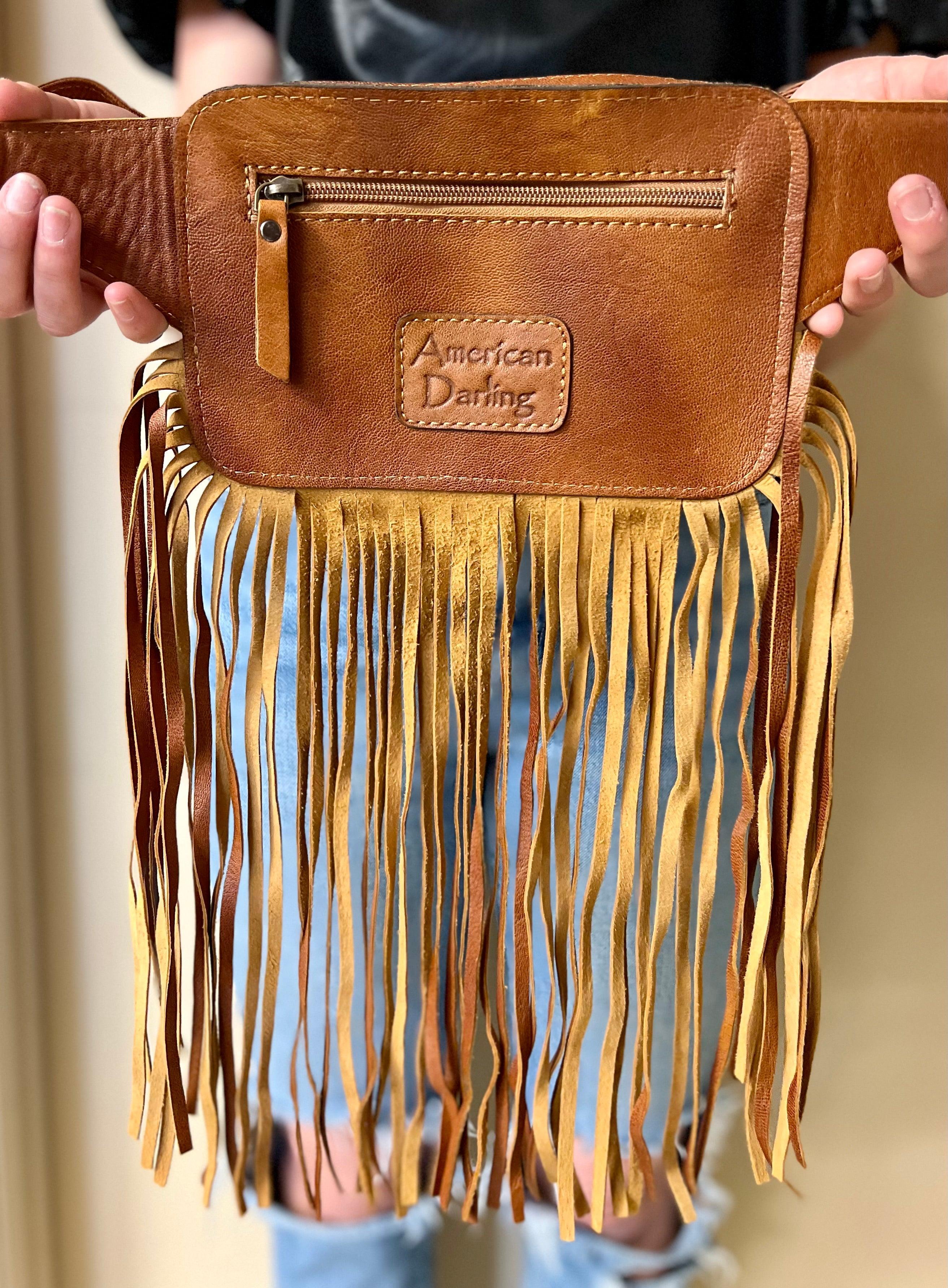 Darling Bull Tooled Front Sling Bag Product Image