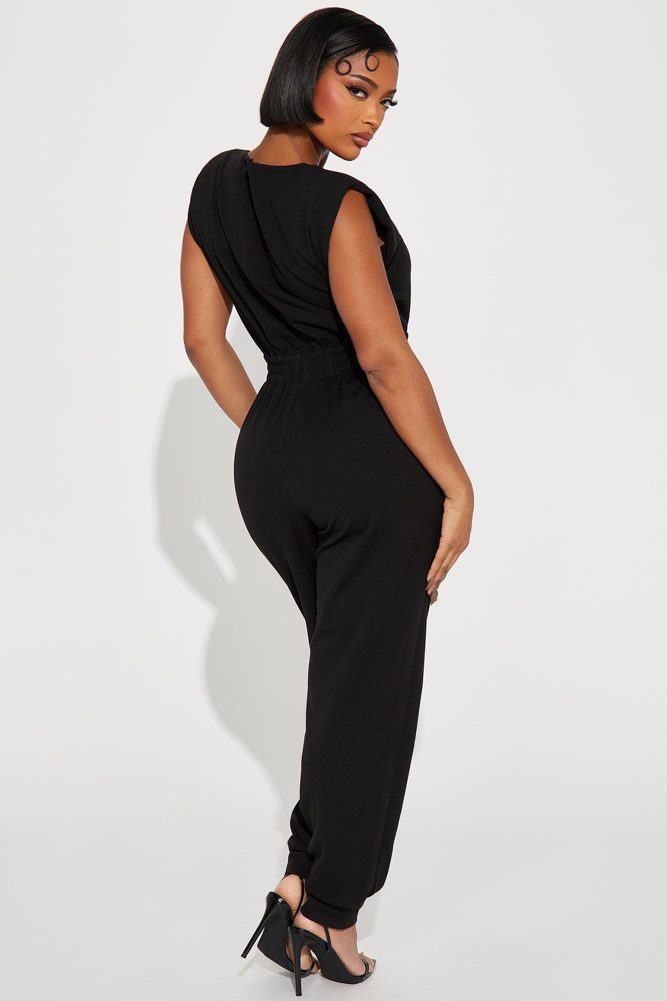 Come Back Home Jumpsuit - Black Product Image