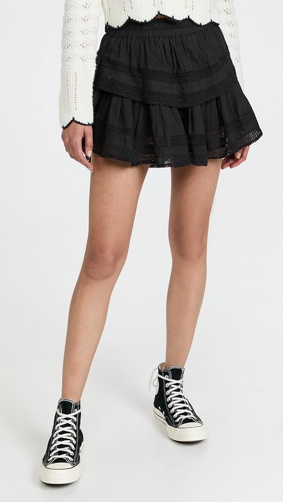 LoveShackFancy Ruffle Mini Skirt | Shopbop Product Image