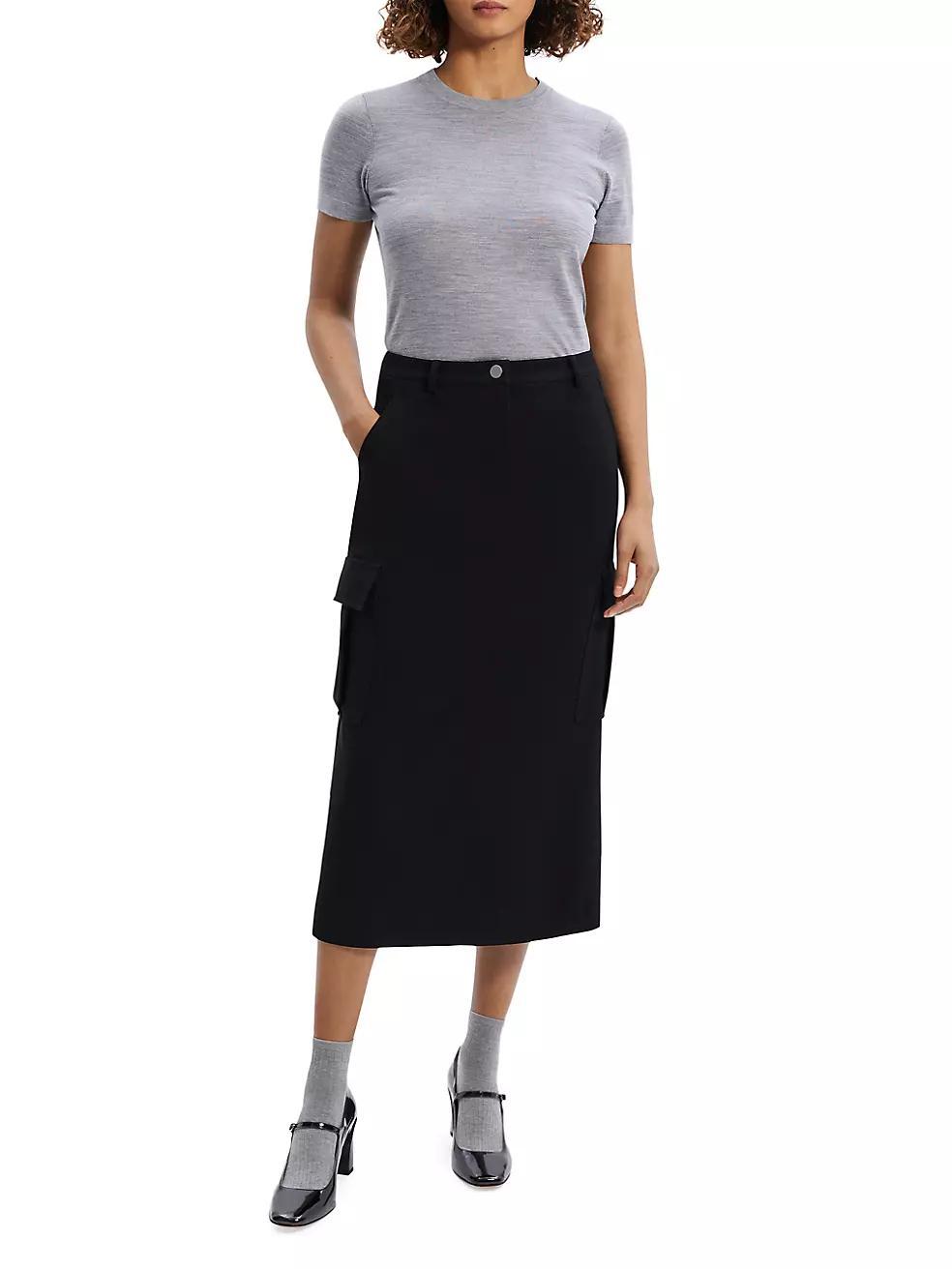 Relaxed Cargo Midi-Skirt Product Image