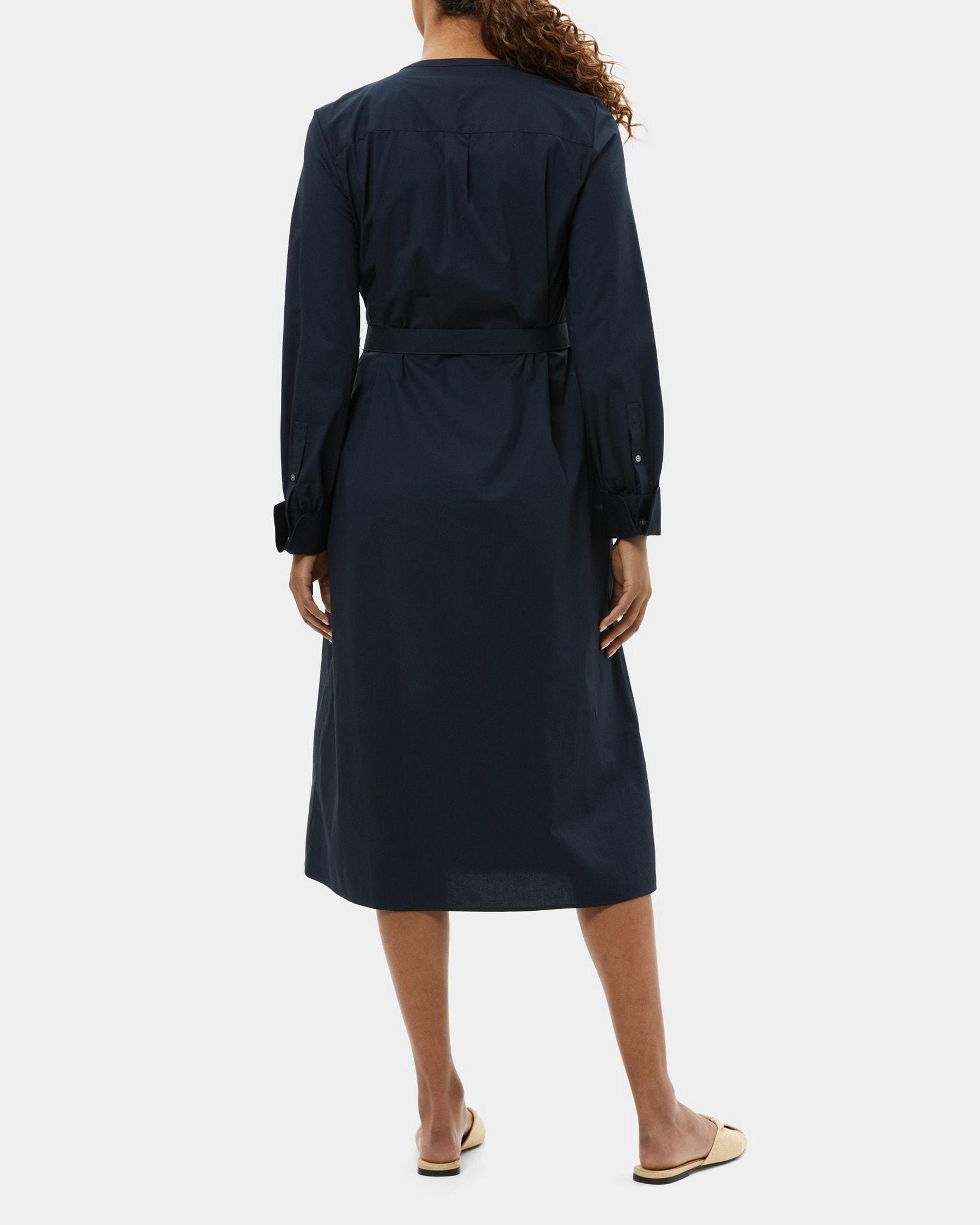 Shirt Dress in Cotton Poplin Product Image