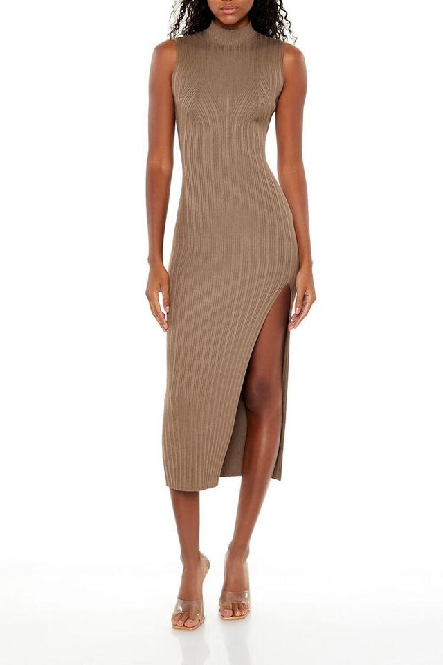 Mock Neck Midi Sweater Dress | Forever 21 Product Image