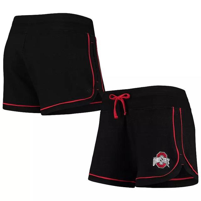 Womens Colosseum Heathered Black Ohio State Buckeyes Lil Sebastian Shorts Product Image