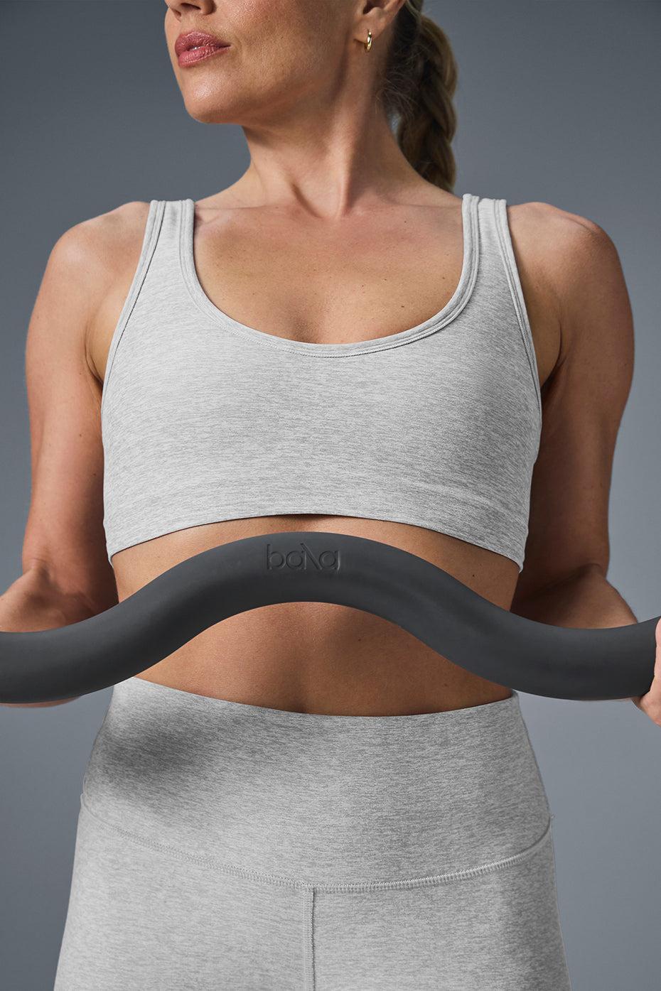 Alosoft Center Stage Bra - Athletic Heather Grey Female Product Image