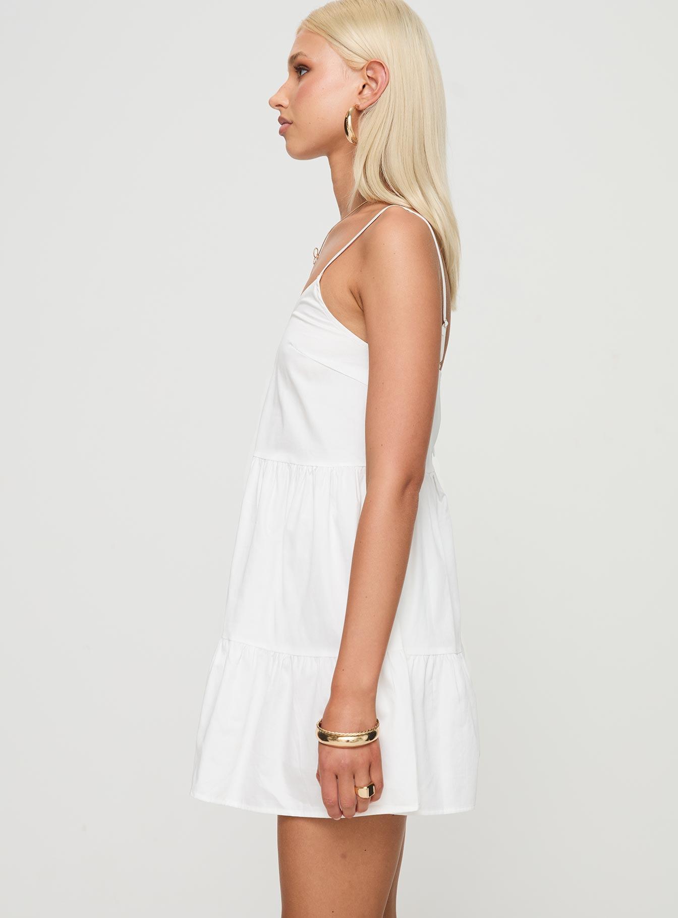 Zorion Mini Dress White Product Image