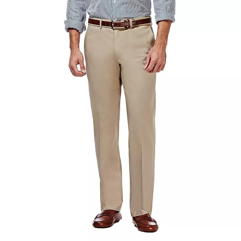 Haggar Premium No Iron Straight Fit Flat Front Khakis, 34 32 Product Image