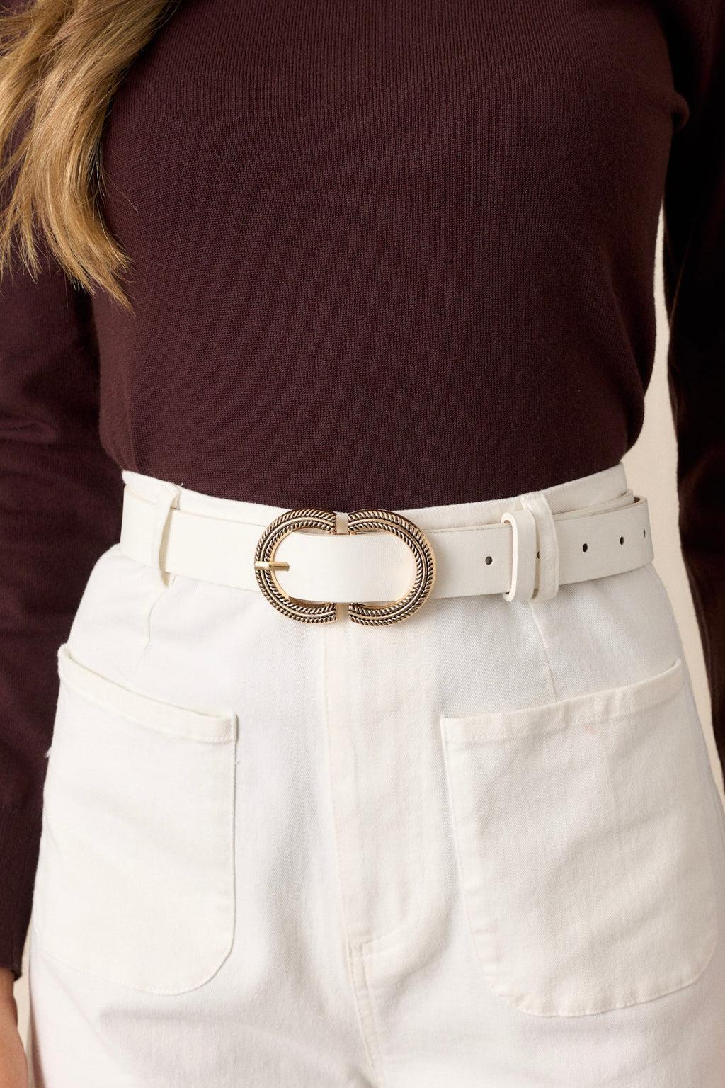 Perfect Together White Belt Product Image