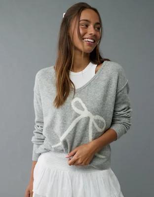 AE Whoa So Soft V-Neck Sweater Product Image