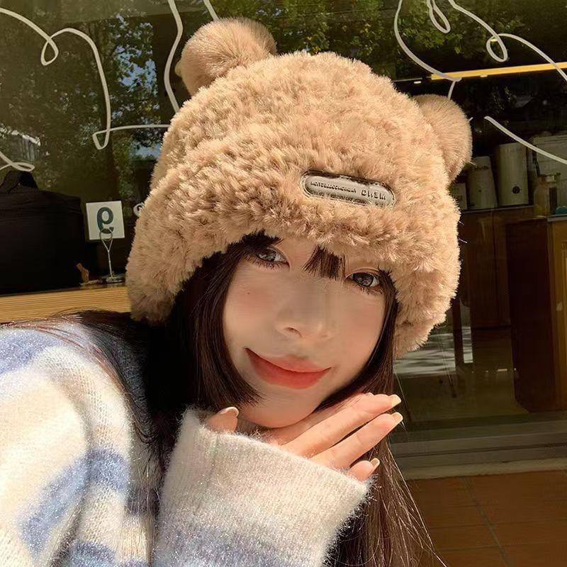 Bear Ear Fleece Hat Product Image