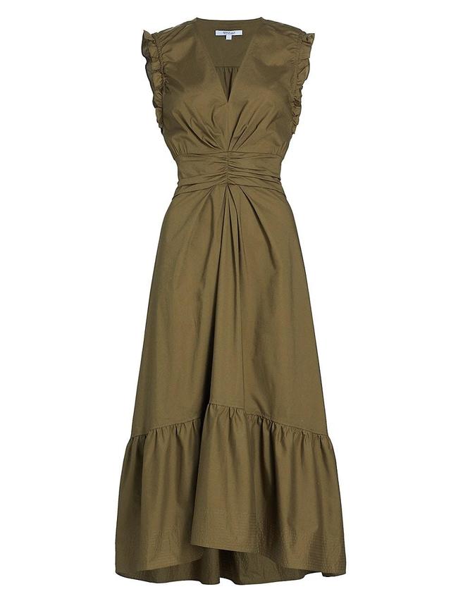 Womens Kris Stretch Cotton Midi-Dress Product Image