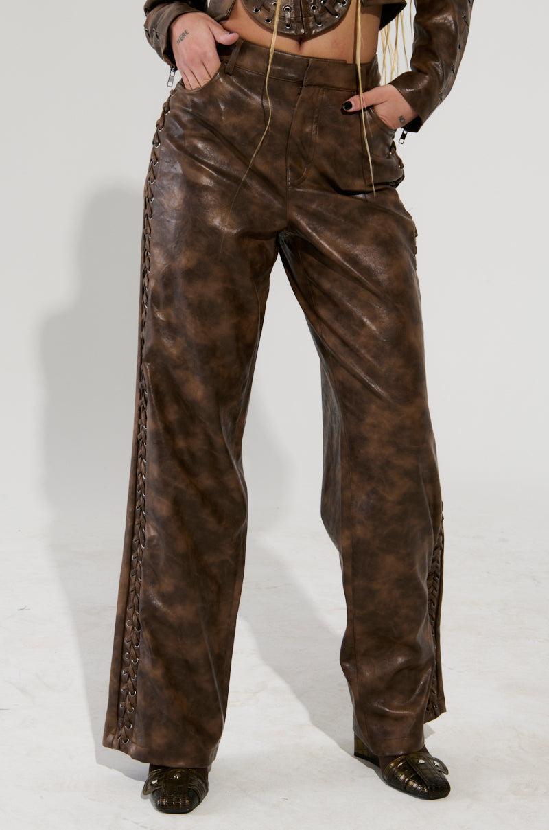 UP TO IT LACE UP TROUSERS Product Image