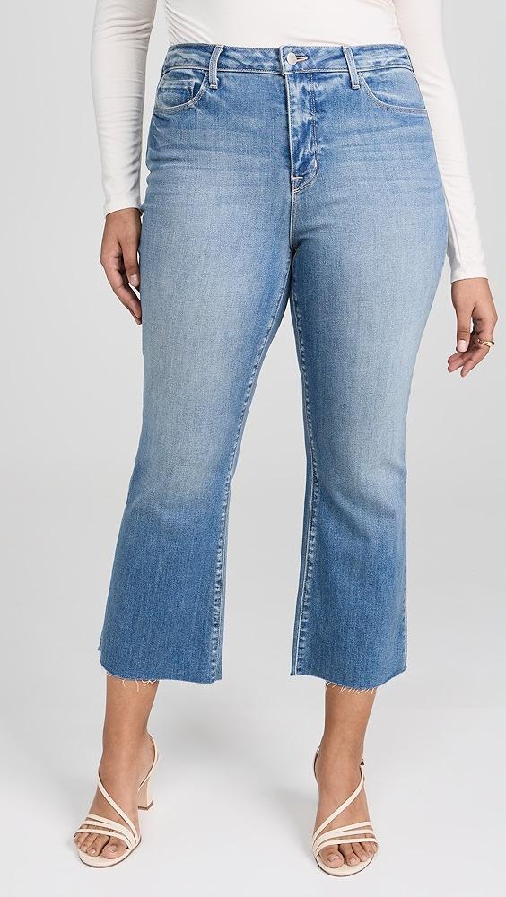 L'AGENCE Kendra High Rise Crop Flare Jeans | Shopbop Product Image