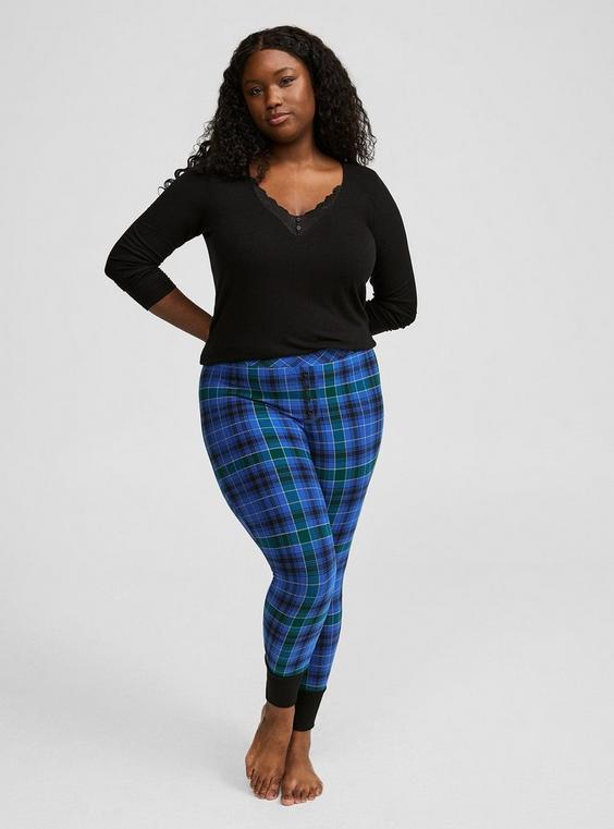 Foxy Button Full Length Sleep Legging Product Image