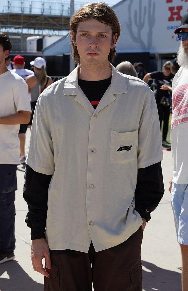 Formula 1 Mens x PacSun Apex Camp Shirt - Brownarge Product Image