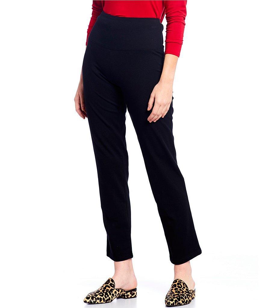 Intro Petite Size Teri Love the Fit Straight Leg Knit Leggings Product Image