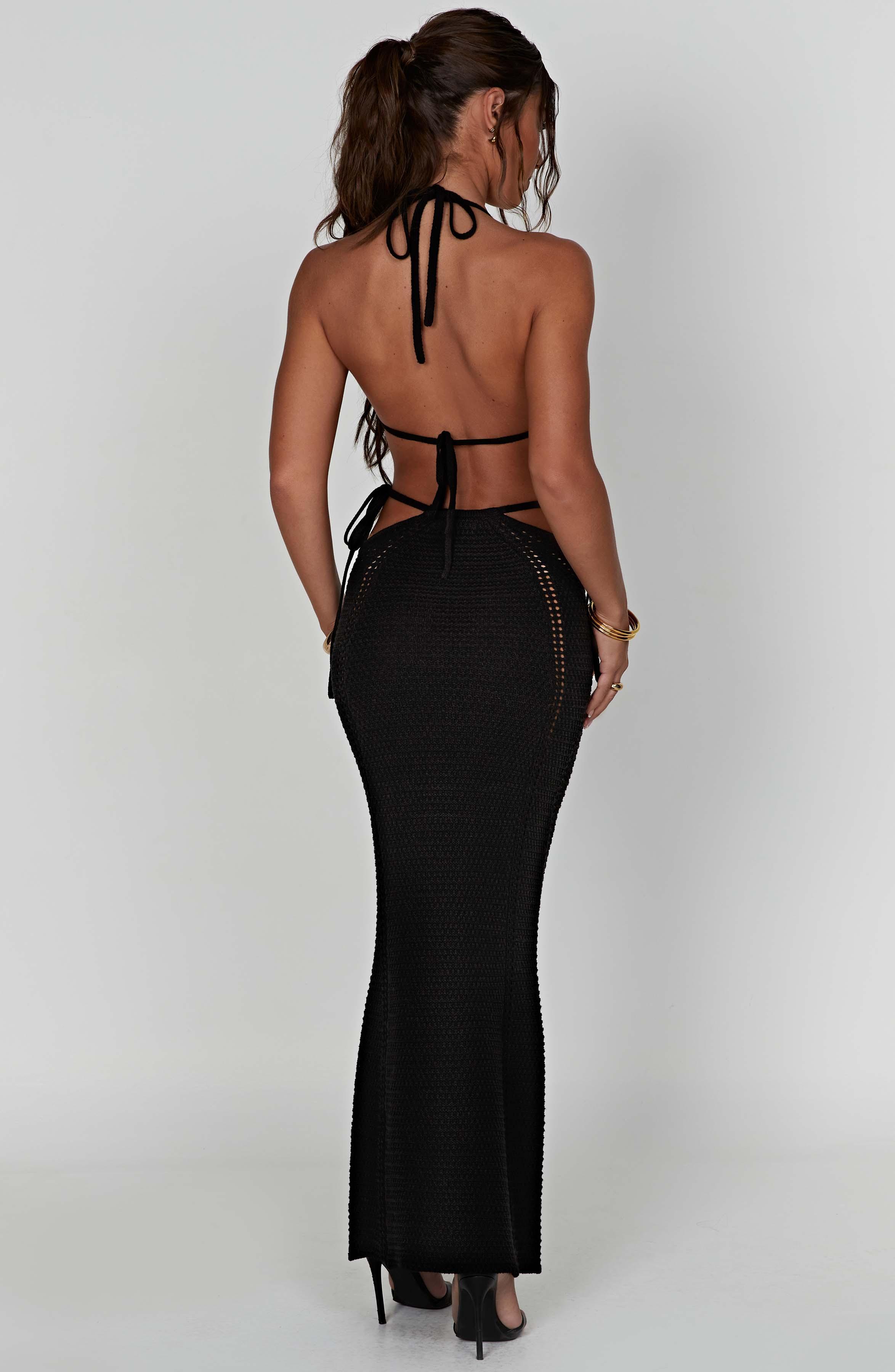 Jia Maxi Skirt - Black Product Image