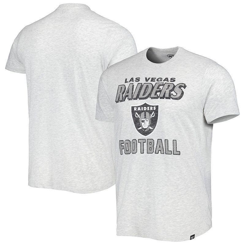 Mens 47 Heathered Gray Las Vegas Raiders Dozer Franklin Lightweight T-Shirt Product Image