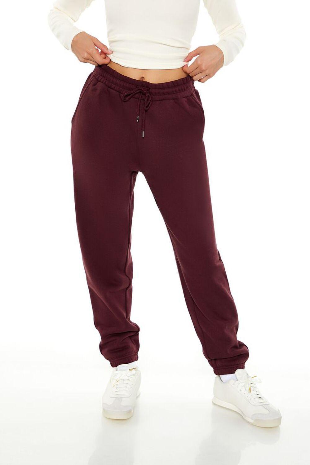 Drawstring Fleece Joggers | Forever 21 Product Image