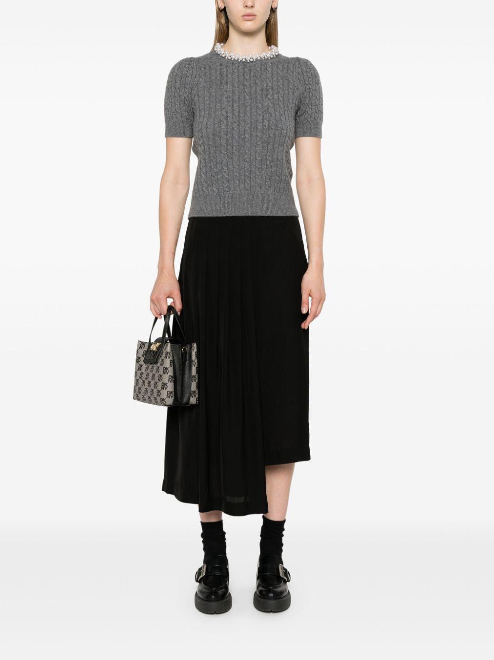 pleated midi skirt Product Image