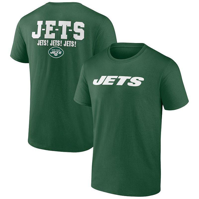 Mens Profile New York Jets Big & Tall Two-Sided T-Shirt Product Image