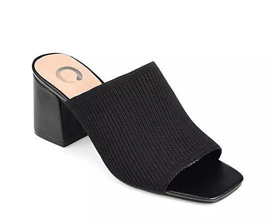 Journee Collection Womens Lorenna Block Heel Slide Sandals Product Image