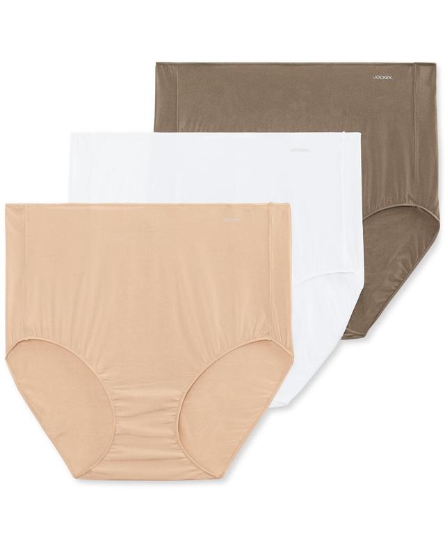 Womens Jockey No Panty Line Promise 3-Pack Full Rise Brief Panty Set 1877 Product Image