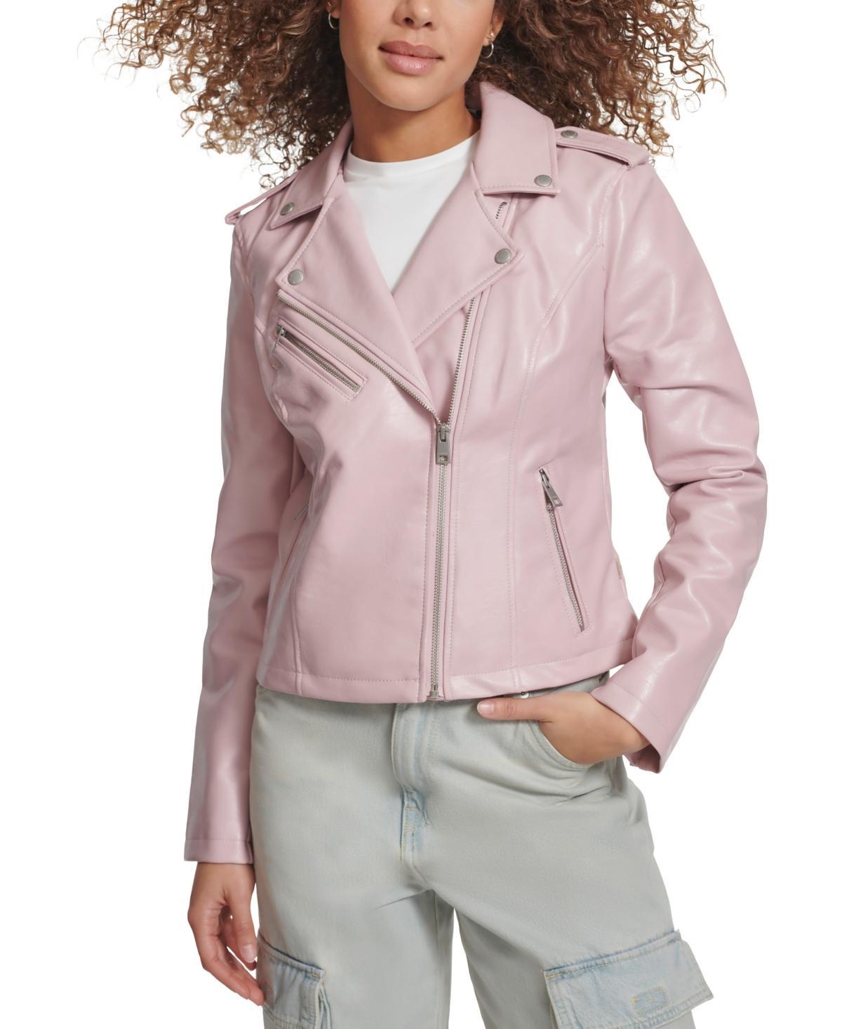 Levis Womens Faux Leather Moto Jacket Product Image